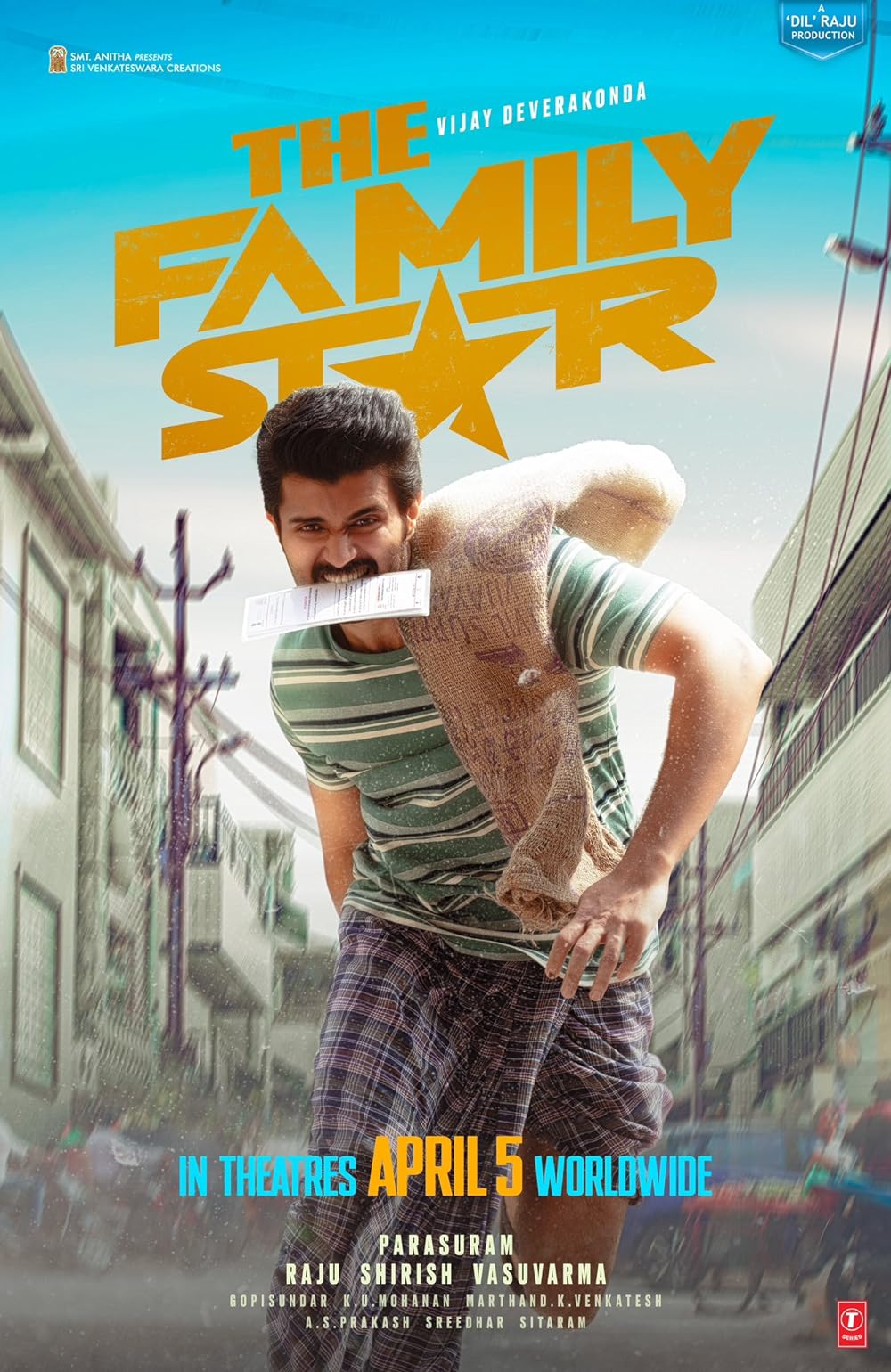 The Family Star (2024) Uncut 1080P Amzn Webrip X264 Esub [Dual Audio][Hindi 5 1 Telugu 5 1] -Mkvc