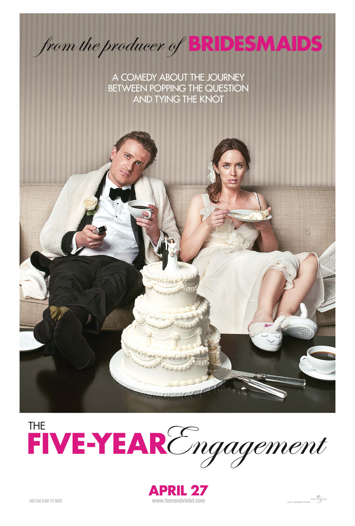 The Five-Year Engagement (2012) Unrated 720P Bluray X264 Esub [Dual Audio][Hindi 5 1 English 5 1] -Mkvc