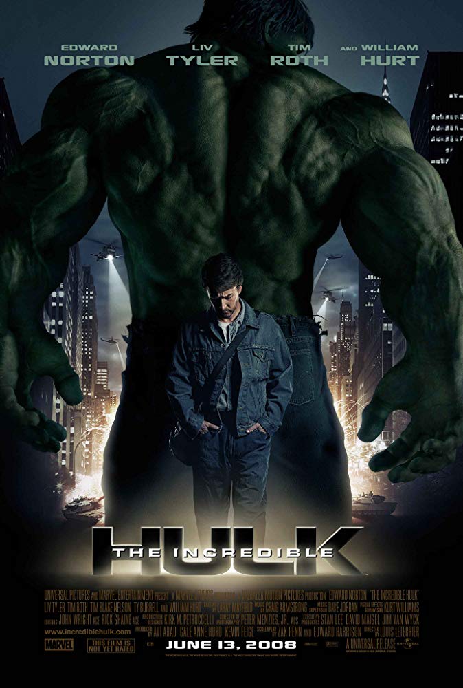 The Incredible Hulk (2008) 1080P Bluray X264 Esub [Dual Audio][Hindi 5 1 English 5 1] -Mkvc