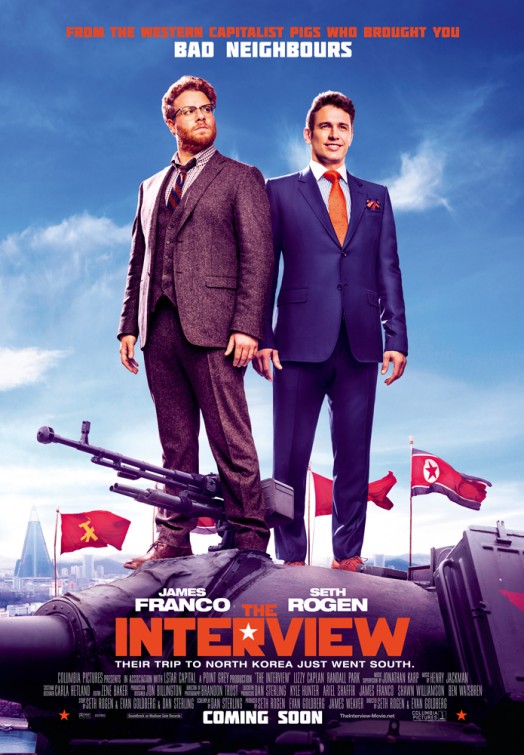 The Interview (2014) 720P Bluray X264 Esub [Dual Audio][Hindi 5 1 English 5 1] -Msmod