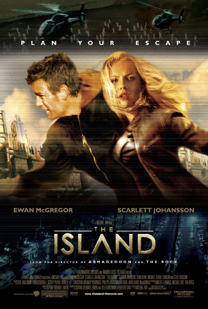The Island (2005) 1080P Bluray X265 Hevc Esub [Dual Audio][Hindi 2 0 English 5 1] -Mkvc