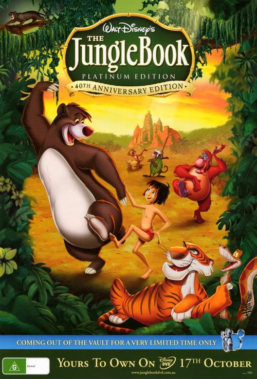 The Jungle Book 1 (1967) 720P Hdrip X264 [Dual-Audio] [Eng-Hindi] [300Mb]