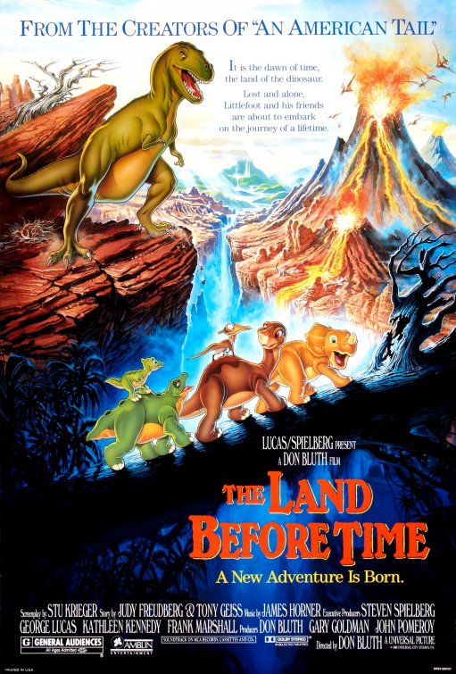 The Land Before Time (1988) 720P Bluray X264 Esub [Dual Audio][Hindi 5 1 English 5 1] -Mkvc