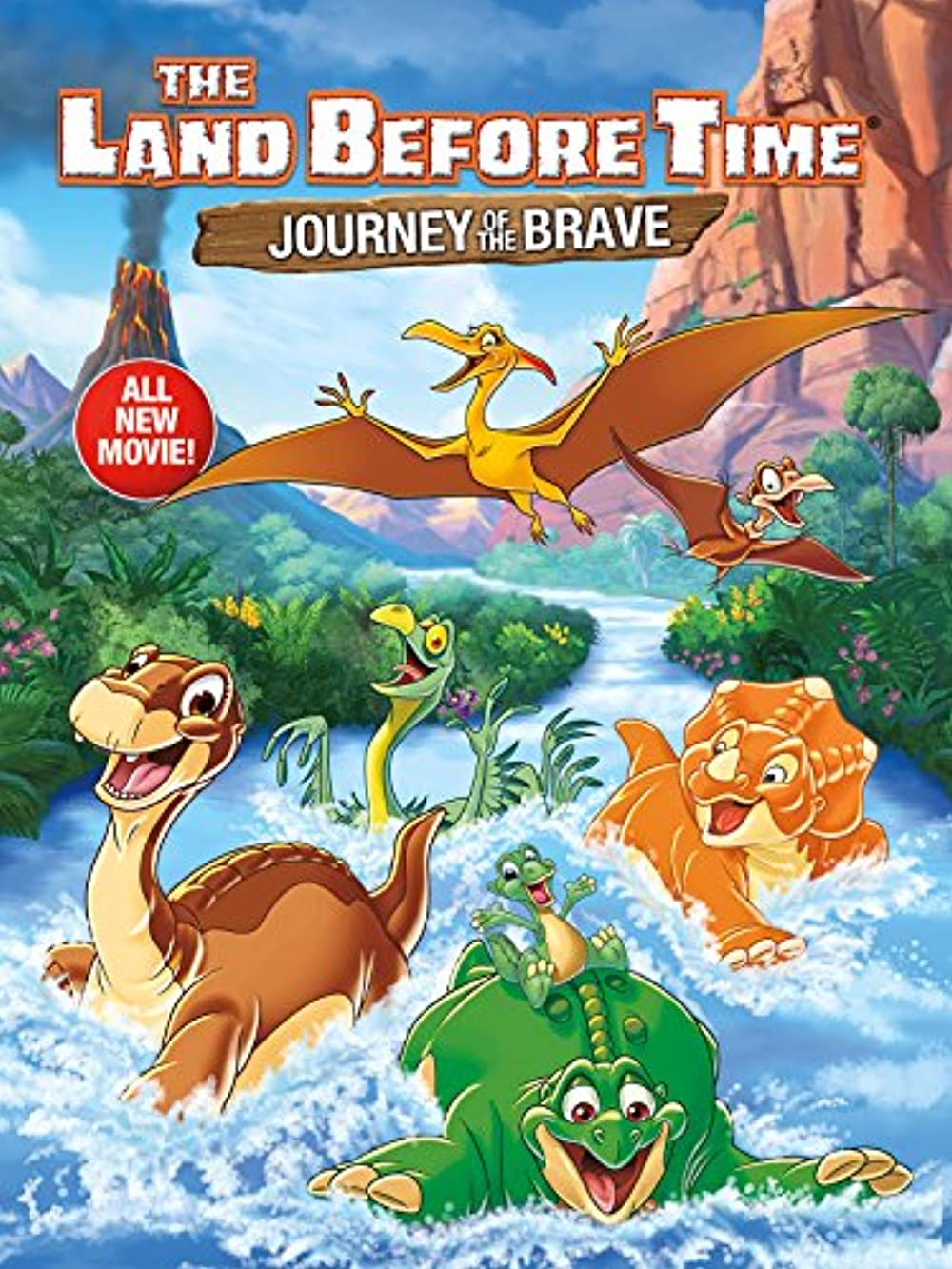 The Land Before Time Xiv Journey Of The Brave (2016) 720P Amzn-Web X264 Esub [Dual Audio][Hindi 2 0 English 5 1] -Mkvc