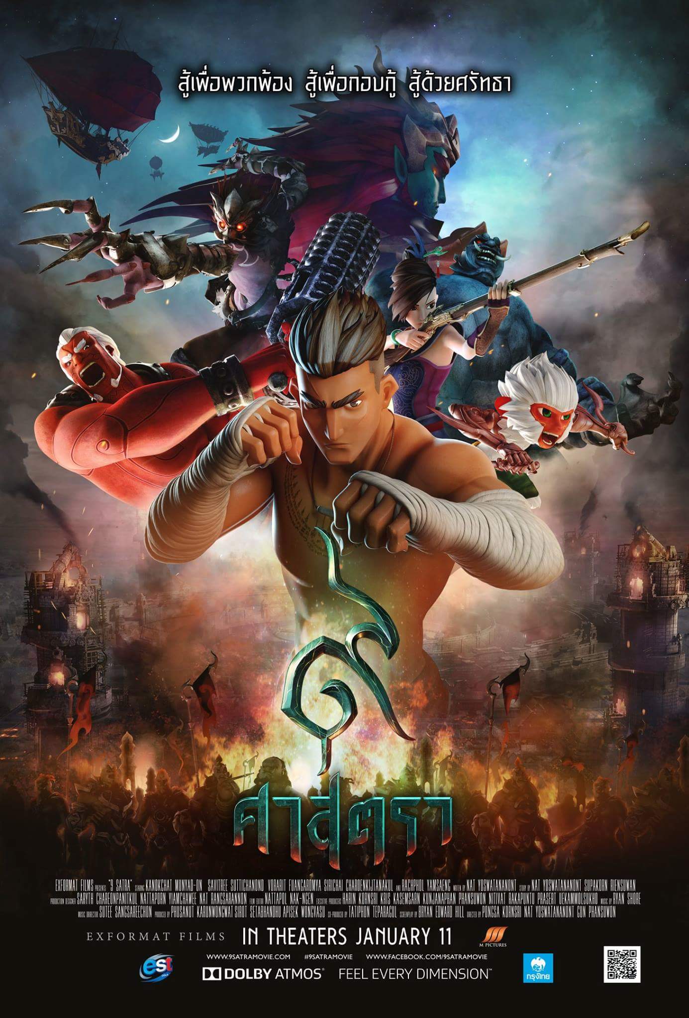 The Legend Of Muay Thai 9 Satra (2018) 720P Amzn-Web X264 Esub [Dual Audio][Hindi 2 0 Thai 2 0] -Msmod