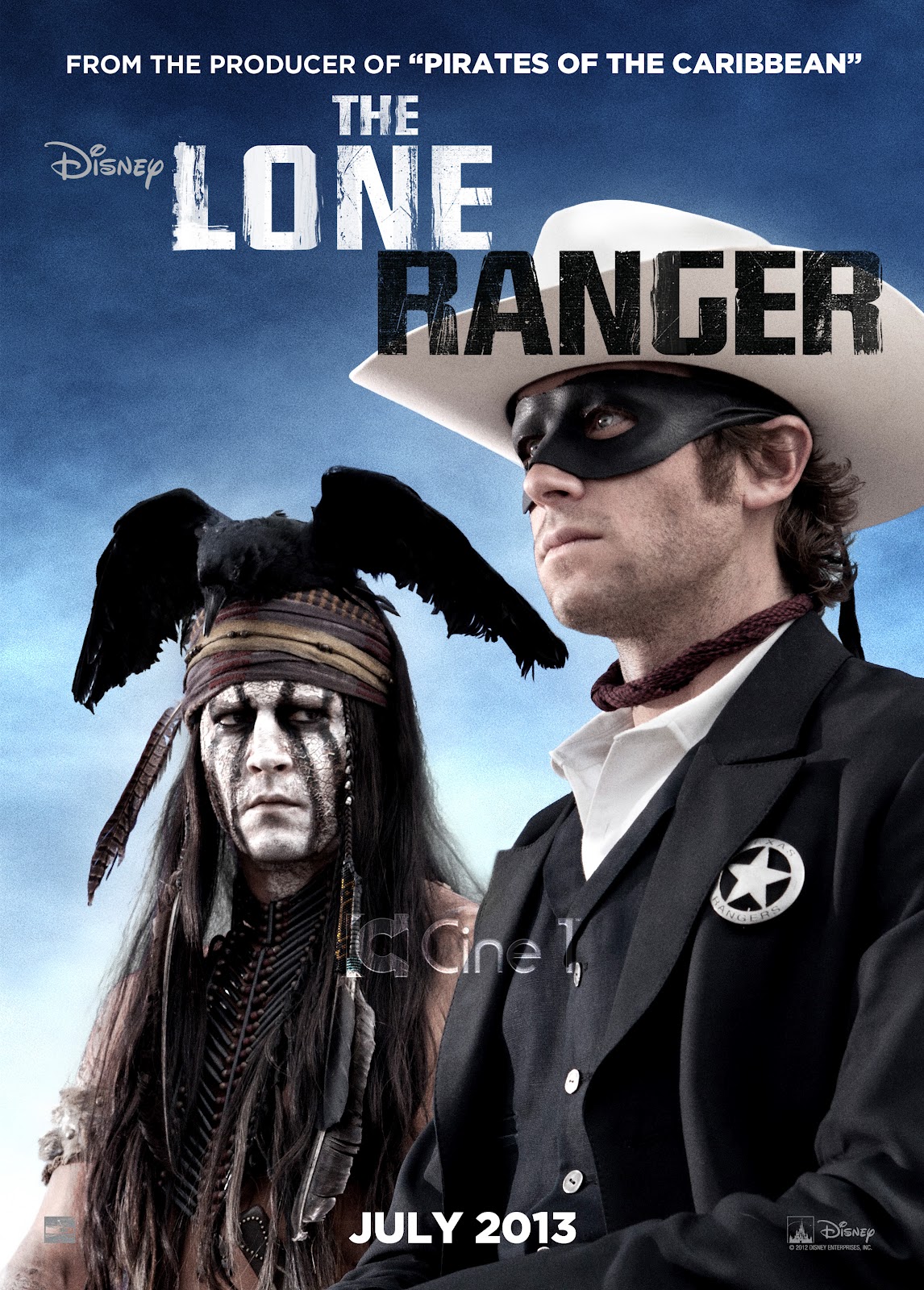 The Lone Ranger (2013) 720P Bluray X264 Esub [Dual Audio][Hindi 5 1 English 2 0] -Extram