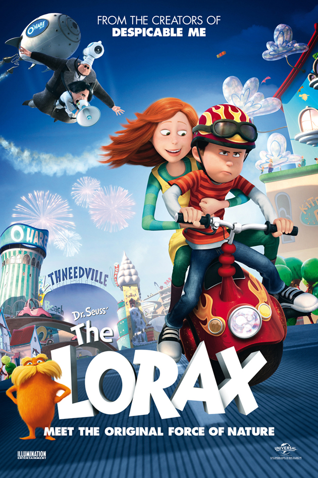 The Lorax (2012) 720P Bluray X264 Esub [Dual Audio][Hindi 5 1 English 5 1] -Mkvc