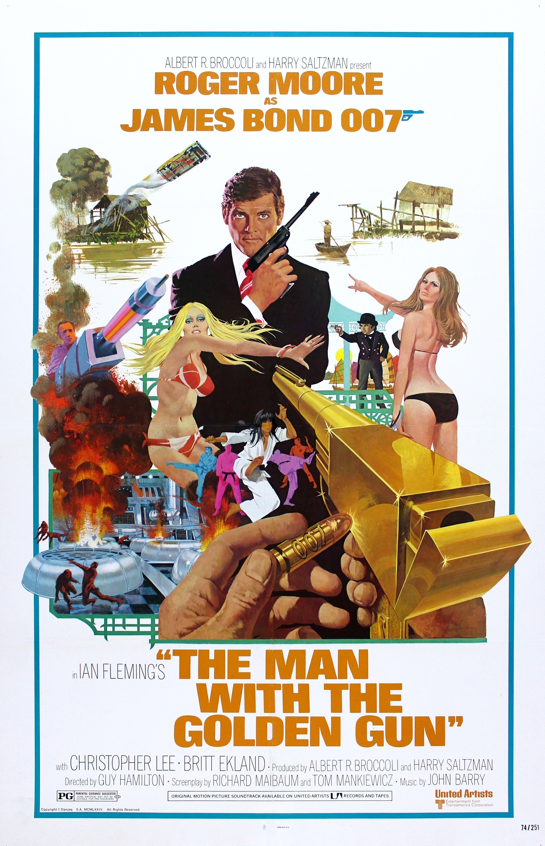 The Man With The Golden Gun (1974) 1080P Bluray X265 Hevc Esub [Dual Audio][Hindi 2 0 English 5 1] -Mkvc