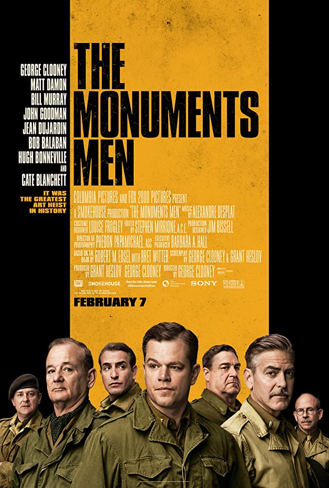 The Monuments Men 2014 1080P Bluray X264 Aac-Rarbg