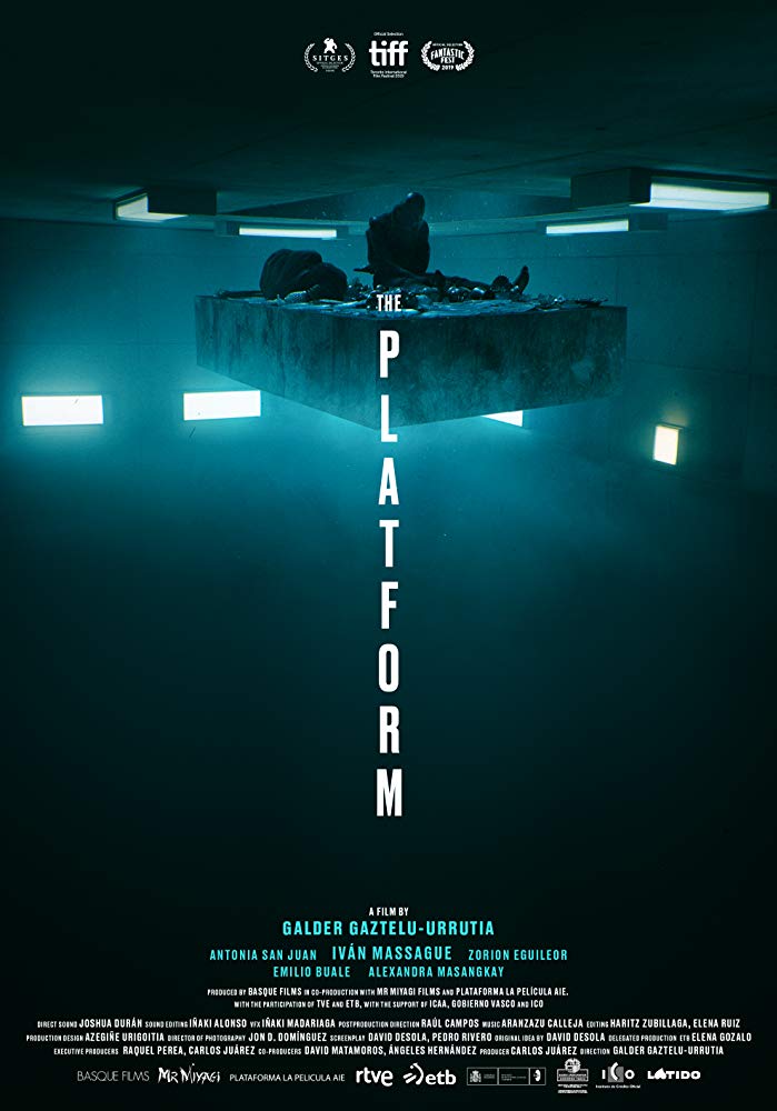 The Platform (2019) 1080P Bluray X265 Hevc Esub [Multi Audio][Hindi 5 1 English 5 1 Spanish 5 1] -Msmod