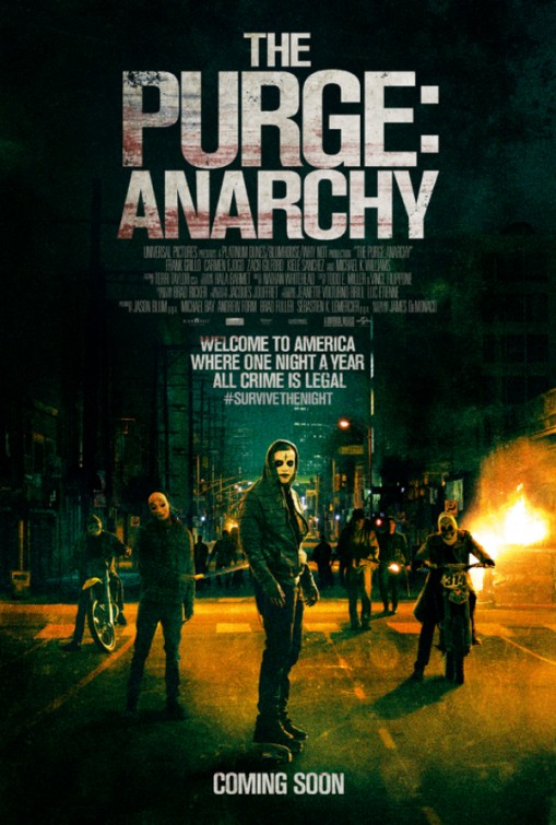 The Purge Anarchy (2014) 1080P Bluray X265 Hevc Esub [Dual Audio][Hindi 5 1 English 5 1] -Mkvc