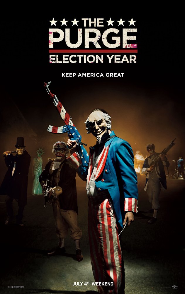 The Purge Election Year (2016) 720P Bluray X264 Msubs [Dual Audio][Hindi 5 1 English 5 1] -Mkvc