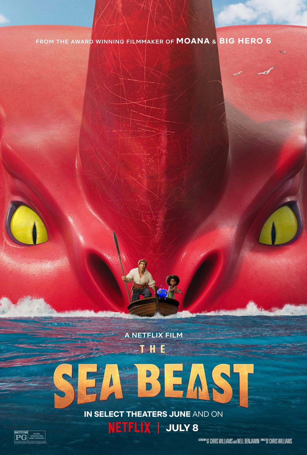 The Sea Beast (2022) 720P Nf-Web X264 Msubs [Dual Audio][Hindi 5 1 English 5 1] -Mkvc