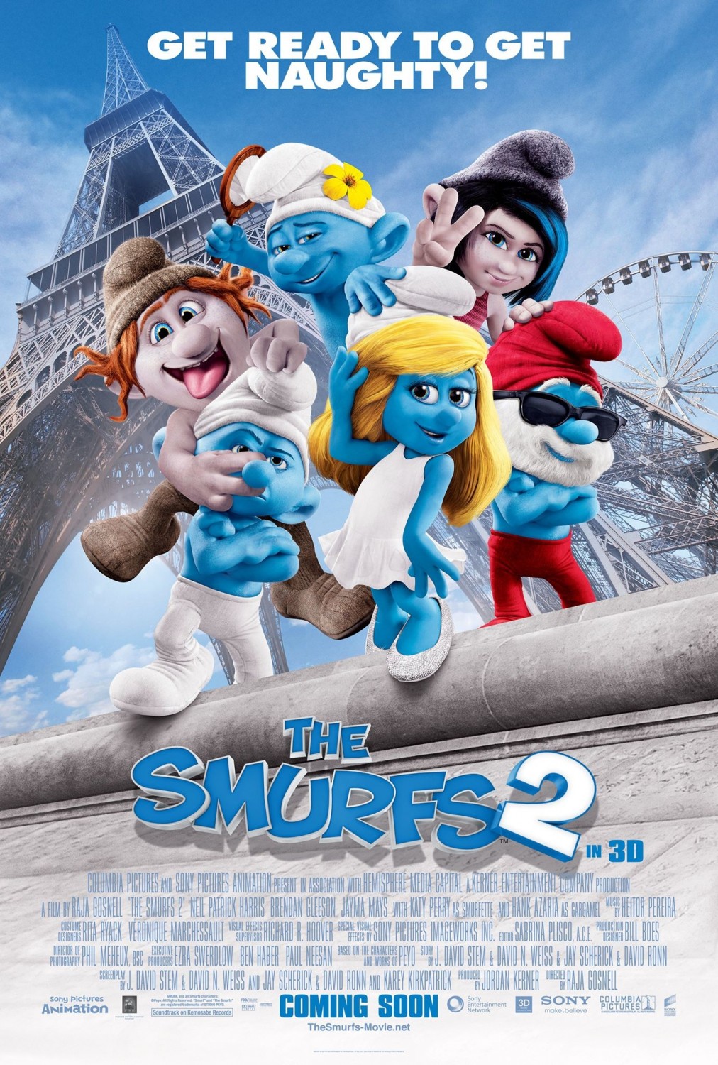 The Smurfs 2 (2013) 720P Bluray X265 Hevc Esub [Dual Audio][Hindi 5 1 English 5 1] -Msmod