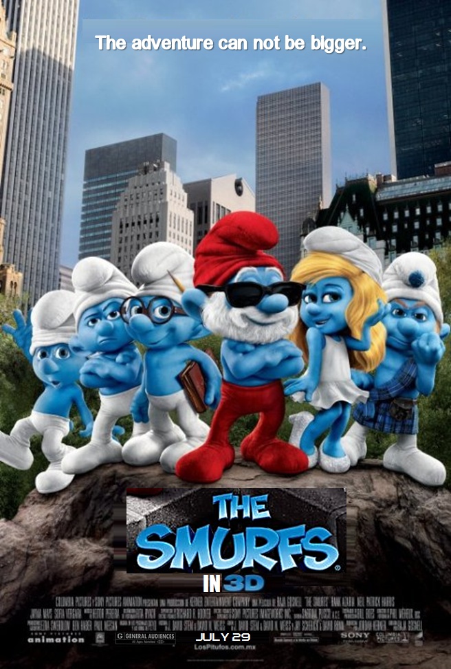 The Smurfs (2011) 720P Bluray X265 Hevc Esub [Dual Audio][Hindi 5 1 English 5 1] -Msmod