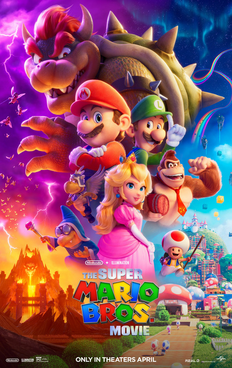 The Super Mario Bros Movie (2023) 720P Bluray X264 Esub [Dual Audio][Hindi 5 1 English 5 1] -Mkvc