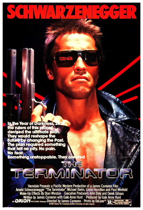 The Terminator (1984) 1080P Bluray X265 Hevc Esub [Dual Audio][Hindi 2 0 English 5 1] -Mkvc
