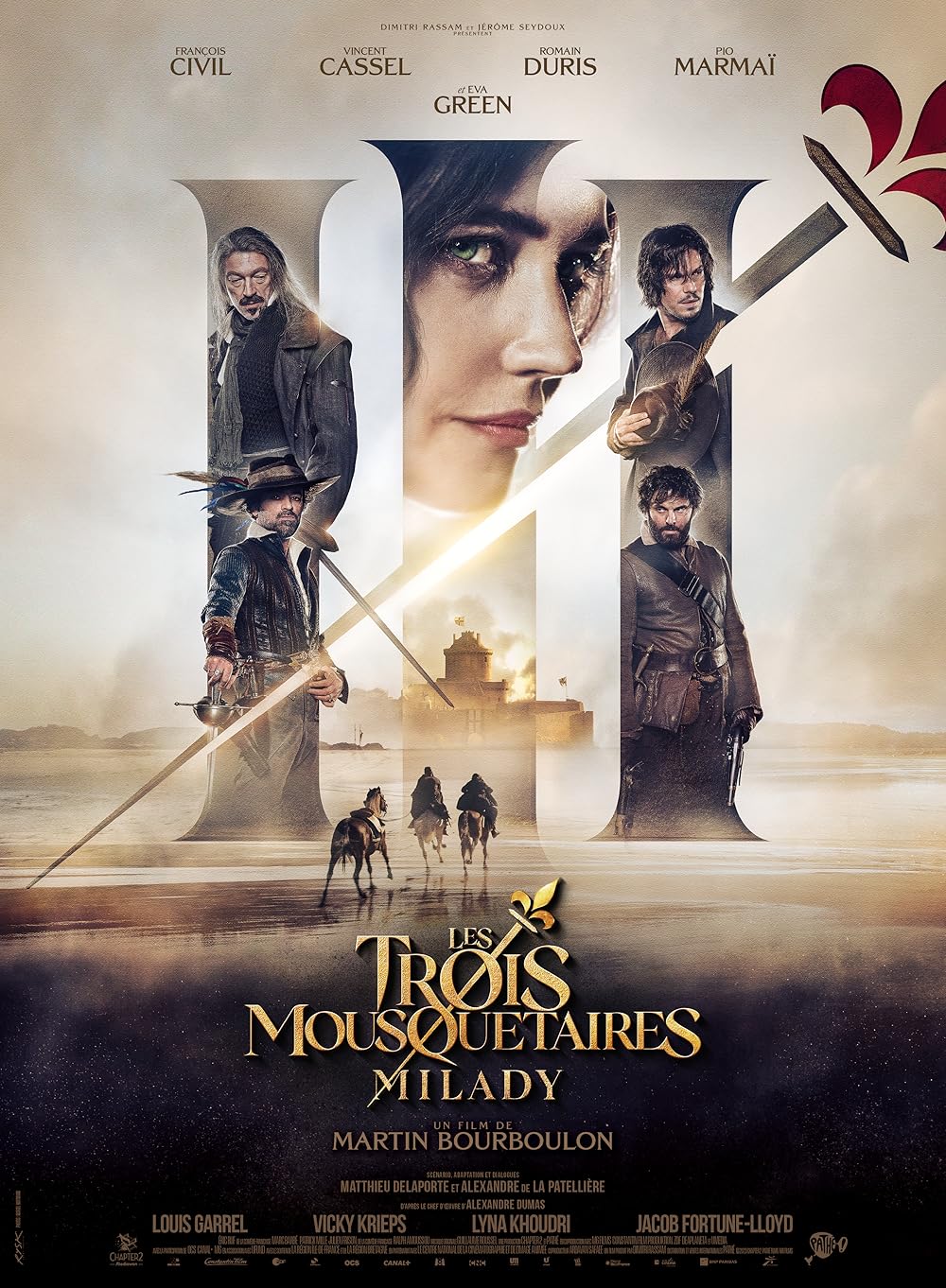 The Three Musketeers Milady 2023 French 1080P Bluray X265 Hevc 10Bit Dd5 1 Esub-Pahe