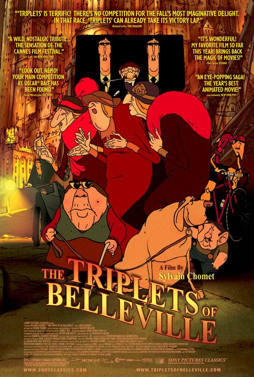 The Triplets Of Belleville (2003) French 1080P Bluray X265 Hevc 10Bit Dd5 1 Esub-Pahe