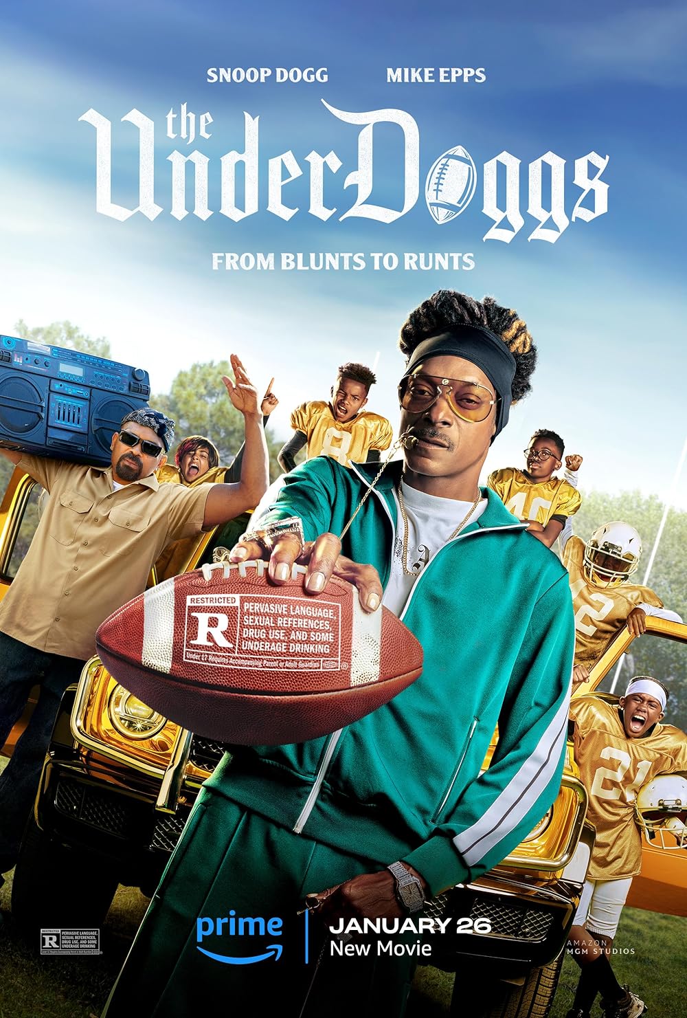 The Underdoggs (2024) 720P Amzn-Web X264 Esub [Dual Audio][Hindi 5 1 English 5 1] -Mkvc