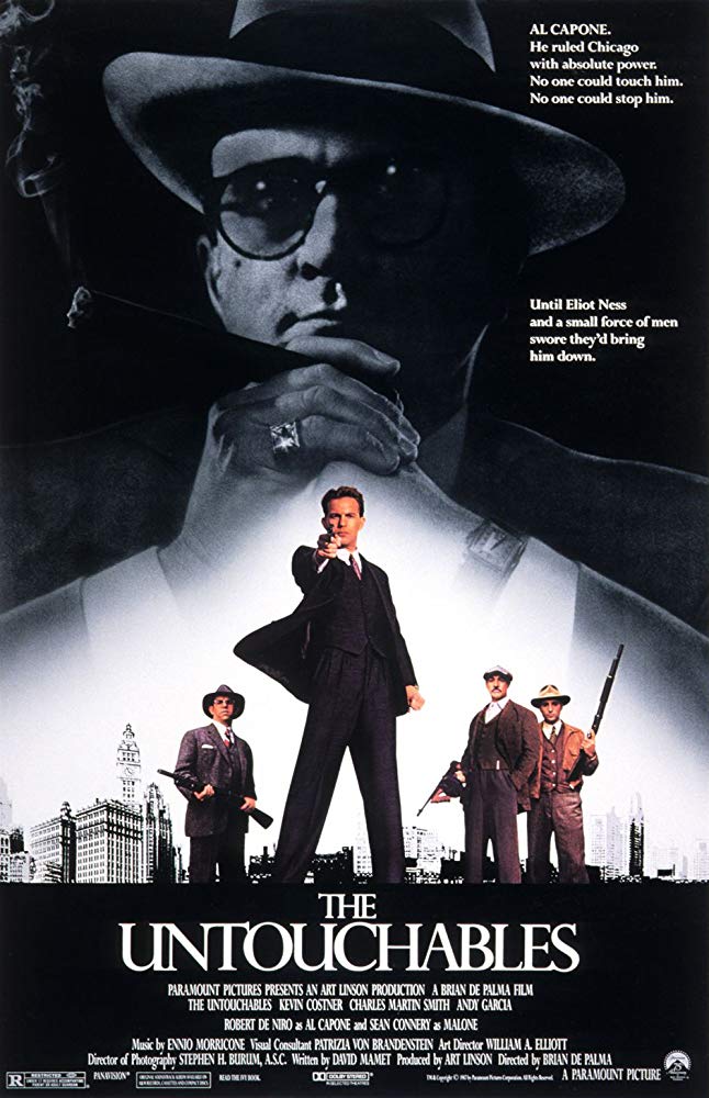 The Untouchables (1987) 1080P Bluray X265 Hevc Esub [Dual Audio][Hindi 2 0 English 5 1] -Mkvc