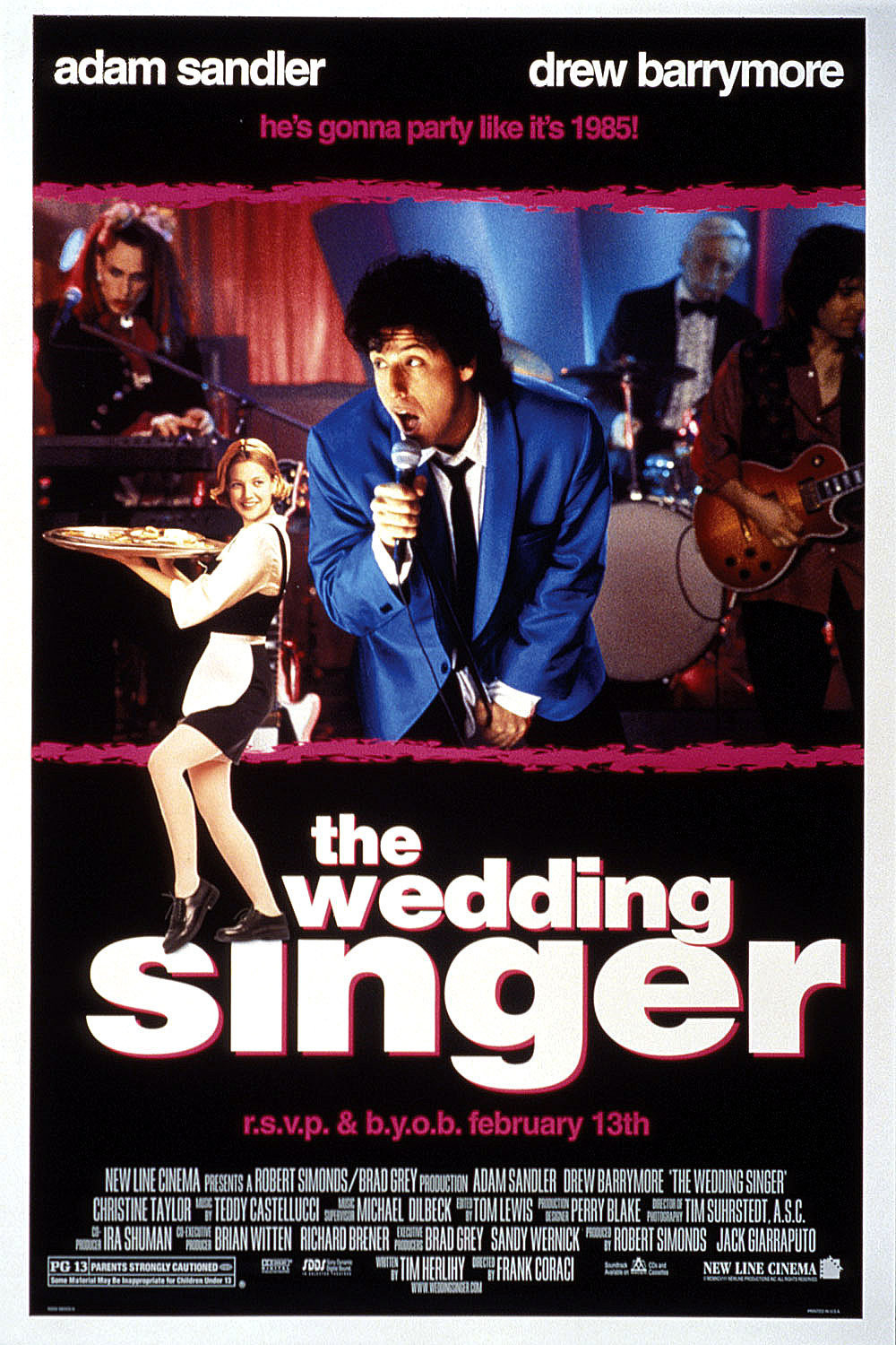 The Wedding Singer (1998) 720P Bluray X264 Esub [Dual Audio][Hindi 2 0 English 5 1] -Msmod