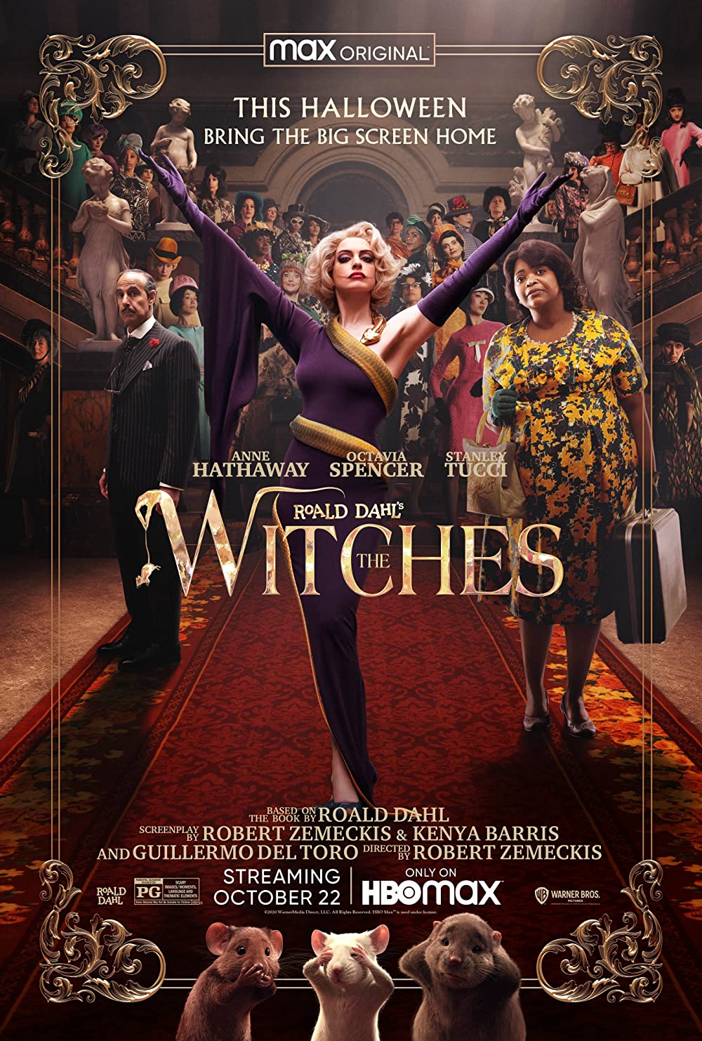 The Witches (2020) 1080P Hmax-Web X265 Hevc 10Bit Aac 5 1 Esub-Psa