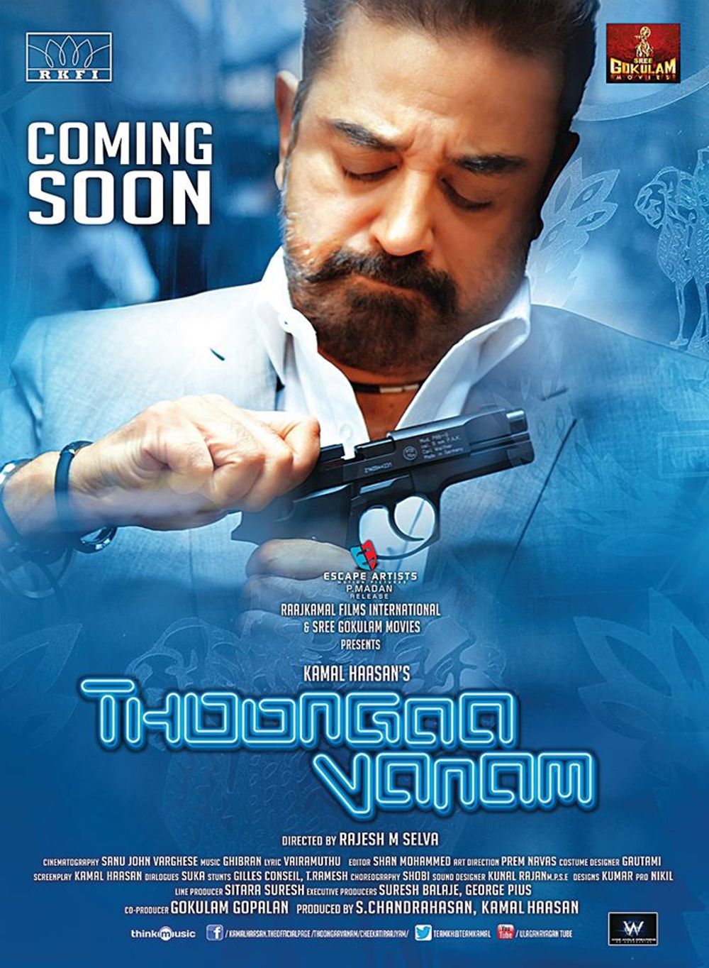 Thoongaavanam (2015) Uncut 1080P Webrip X264 Esub [Dual Audio][Hindi Dd2 0 Tamil 2 0] -Dmv