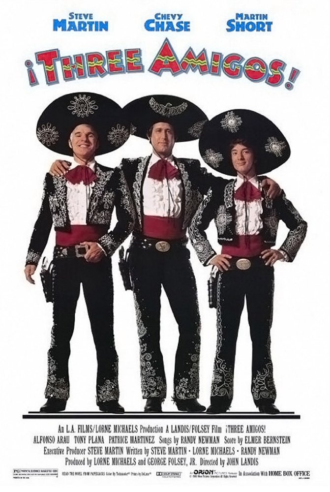 Three Amigos (1986) 720P Brrip Sujaidr