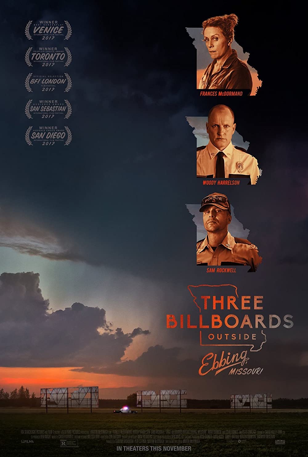 Three Billboards Outside Ebbing, Missouri (2017) 1080P Bluray X265 Hevc Esub [Dual Audio][Hindi 5 1 English 5 1] -Tdoc