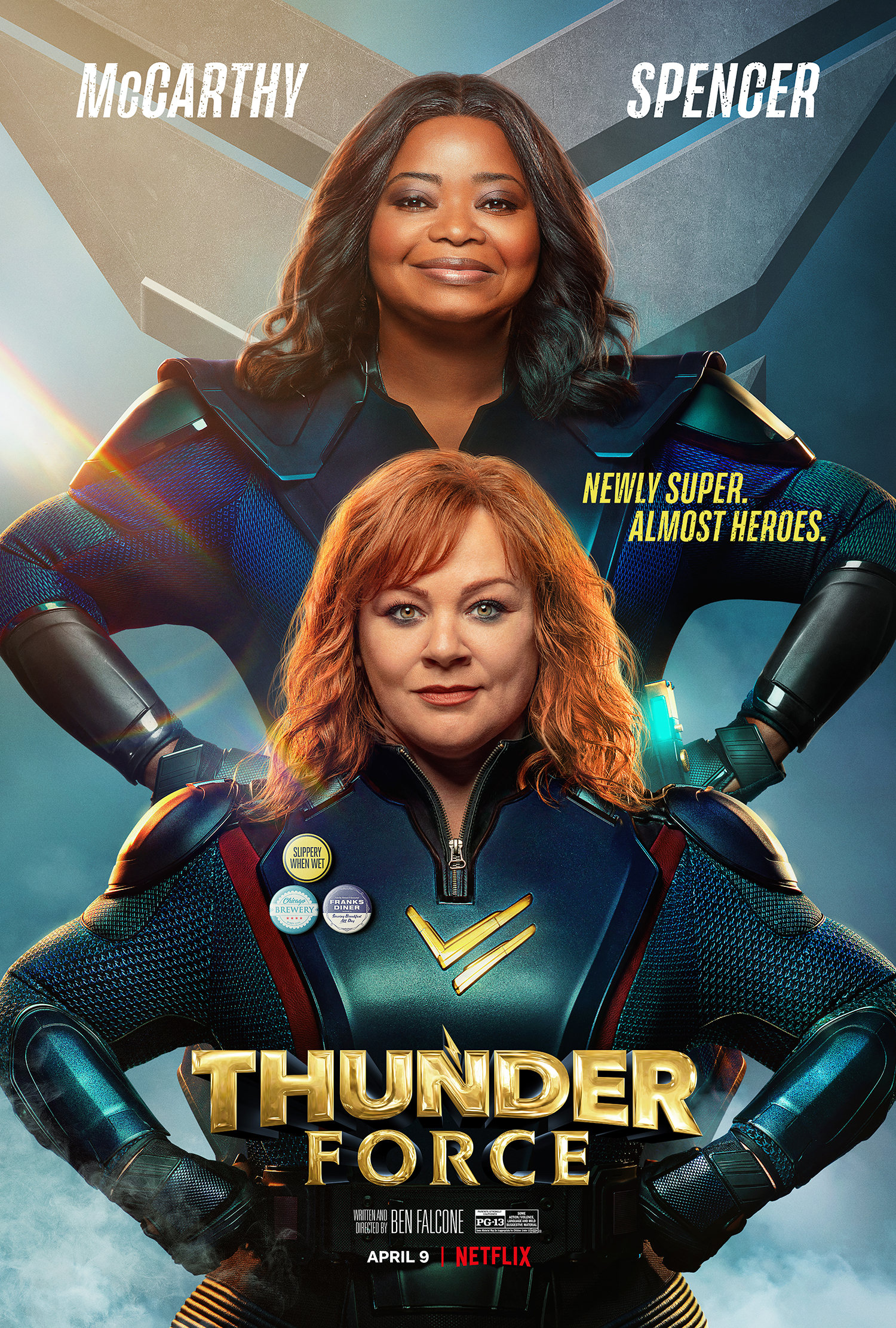 Thunder Force (2021) 720P Nf-Web X264 Msubs [Dual Audio][Hindi 5 1 English 5 1] -Mkvc