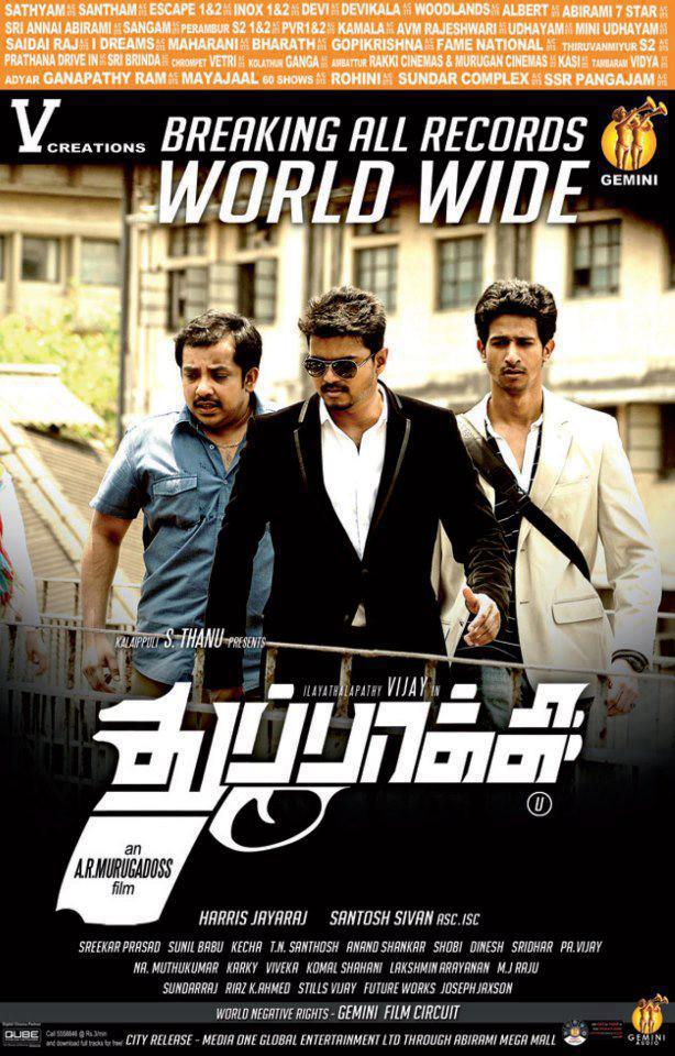 Thuppakki (2012) {Hindi Remake - Holiday} Brrip 720P X264 940Mb Esubs [Akkach Collection]
