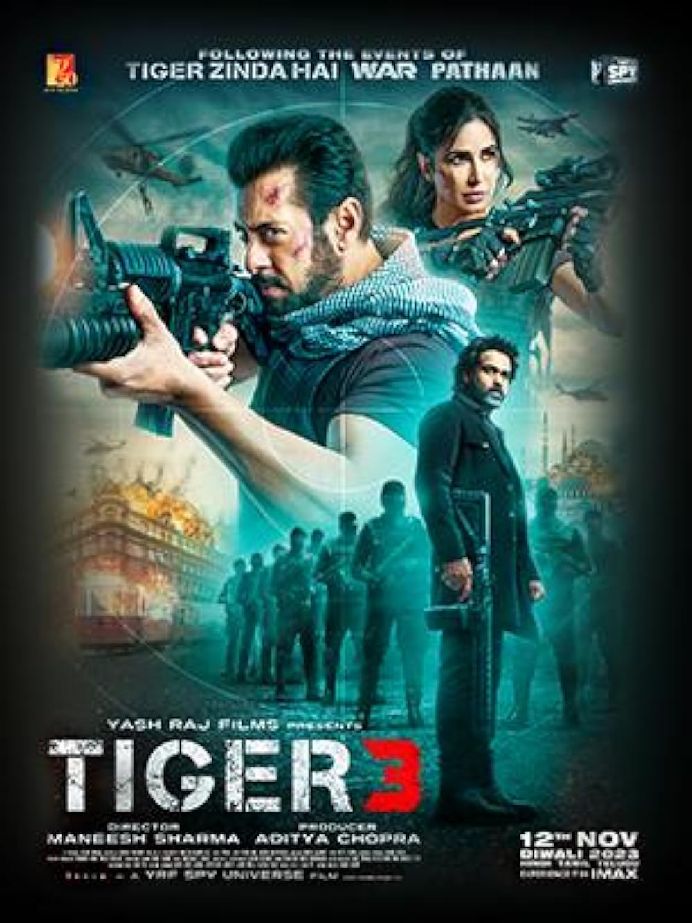 Tiger 3 (2023) Hindi 1080P Amzn Webrip X264 Dd5 1 Esub - Mkvcinemas