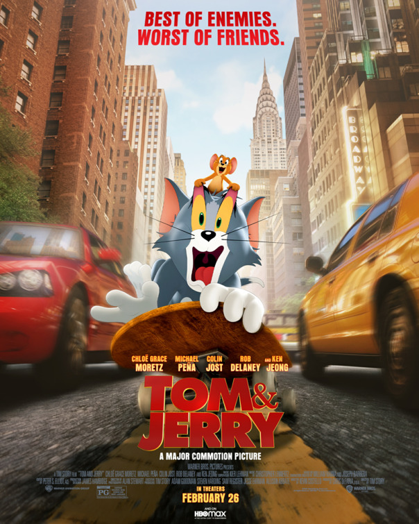 Tom And Jerry (2021) 1080P Bluray X265 Hevc Esub [Dual Audio][Hindi 5 1 English 5 1] -Mkvc