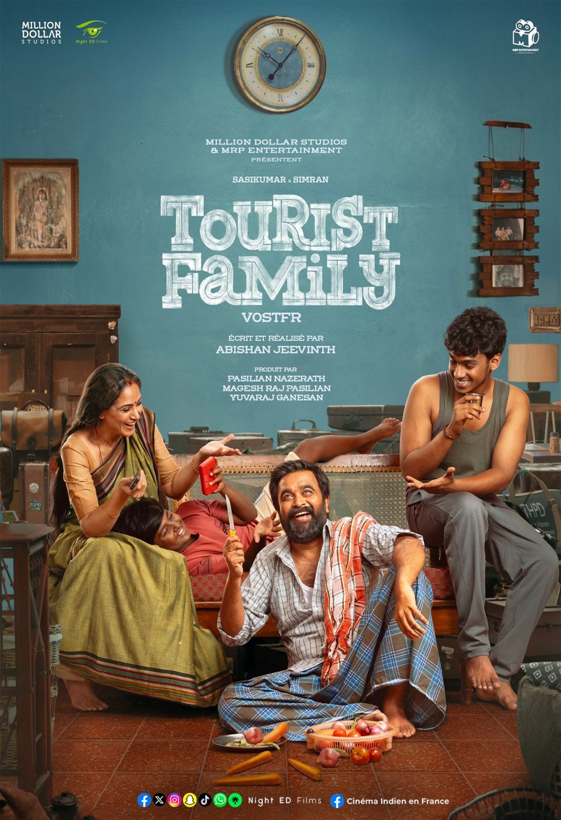 Tourist Family (2025) Uncut 1080P Ds4K Webrip X265 Hevc Esub [Dual Audio][Hindi 5 1 Tamil 5 1] -Dmv