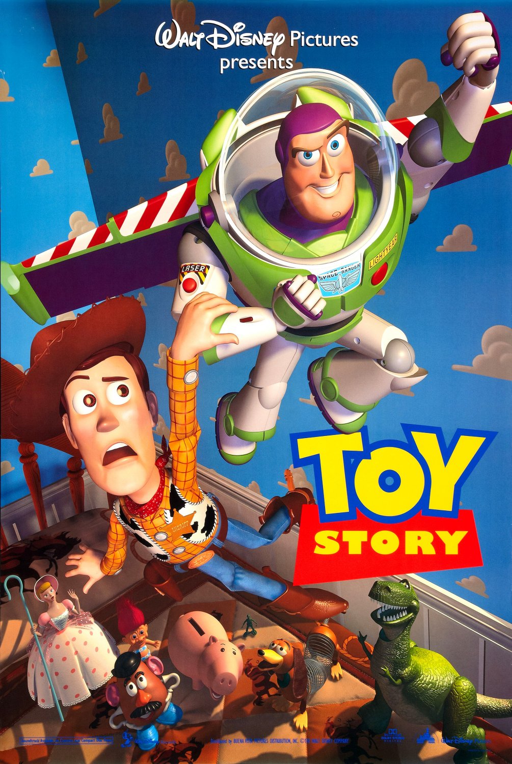Toy Story (1995) 1080P Bluray X265 Hevc Msubs [Dual Audio][Hindi 2 0 English 5 1] -Olam
