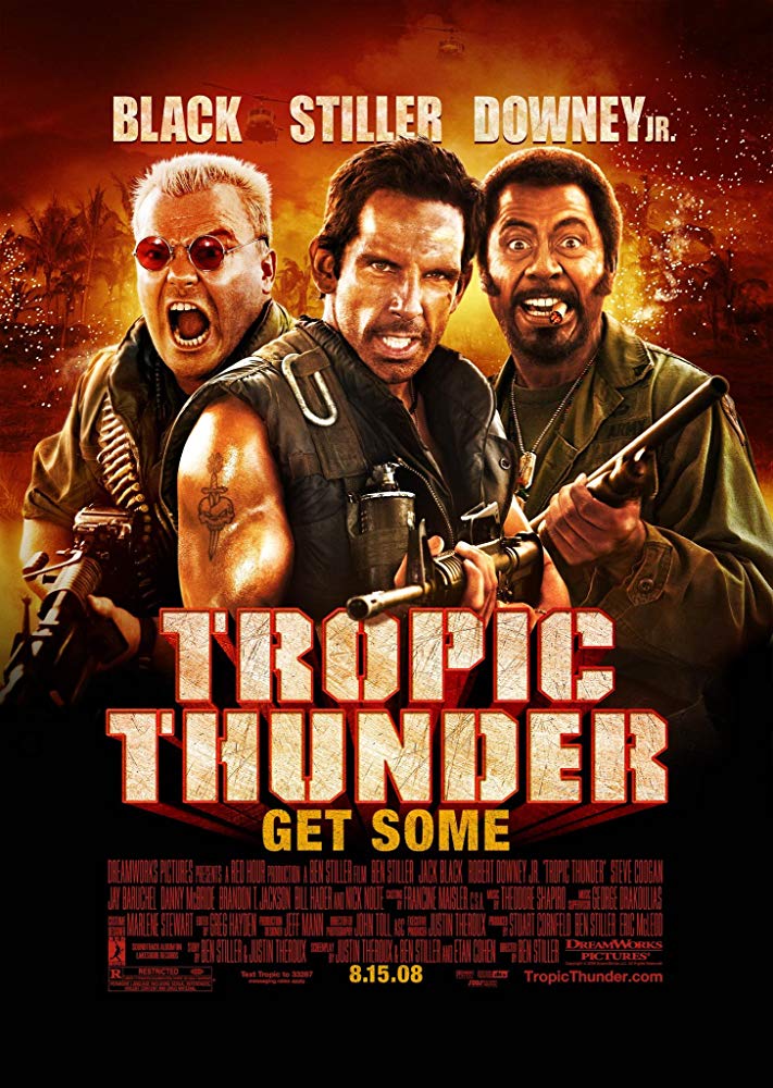 Tropic Thunder (2008) Unrated 1080P Bluray X265 Hevc Esub [Dual Audio][Hindi 5 1 English 5 1] -Kmhd