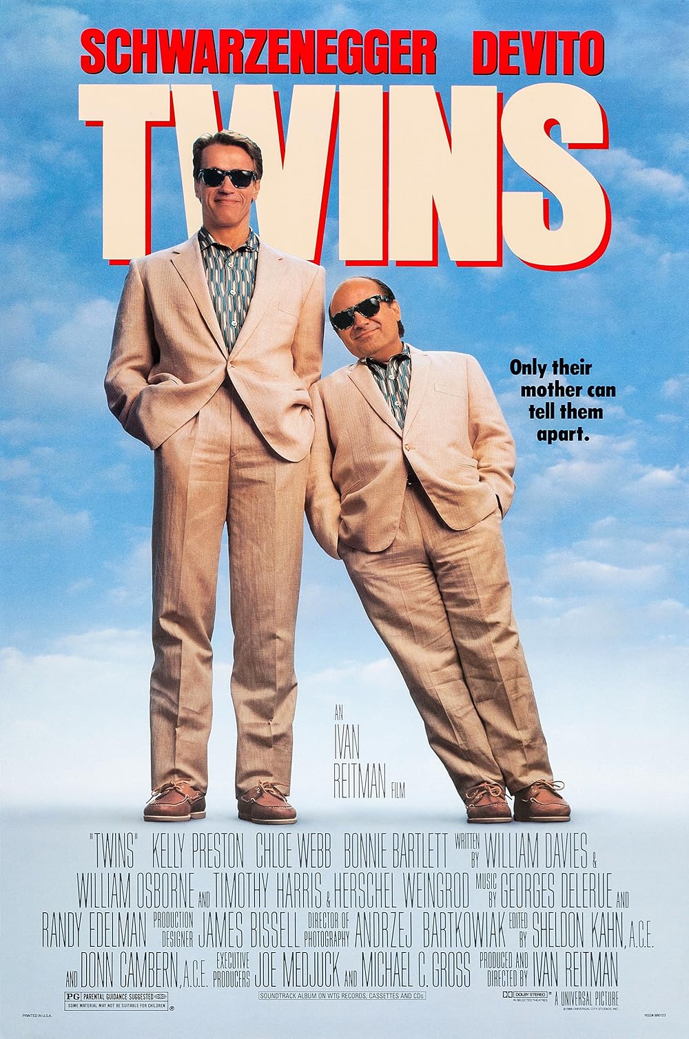 Twins (1988) 1080P Bluray X265 Hevc Esub [Dual Audio][Hindi 2 0 English 5 1] -Msmod