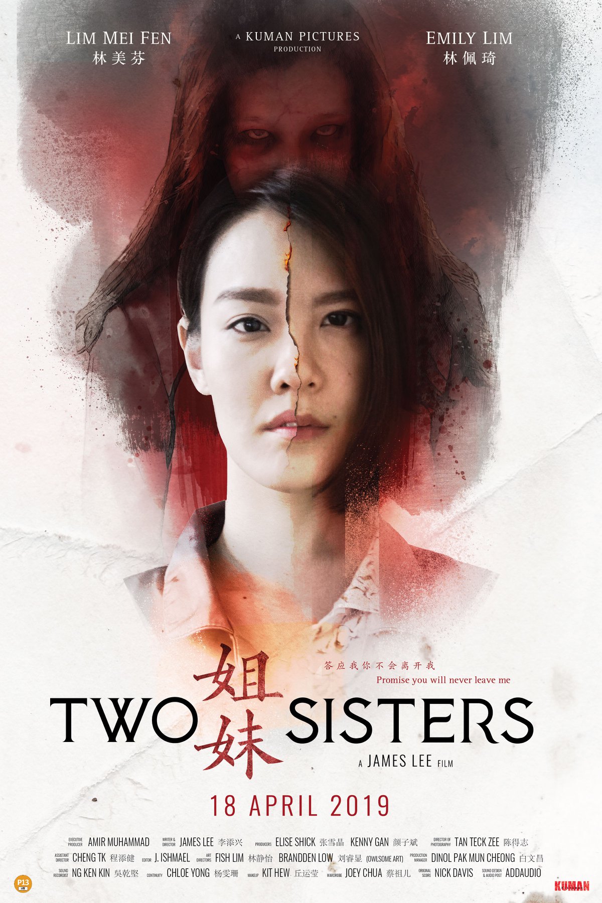 Two Sisters (2019) 720P Amzn-Web X264 Esub [Dual Audio][Hindi 2 0 Chinese 2 0] -Kmhd