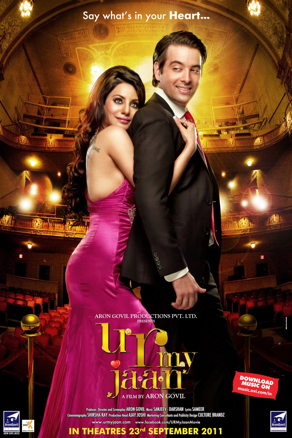 U R My Jaan 2011 Hindi 720P Hdrip X264 Ac3 - Hon3Y