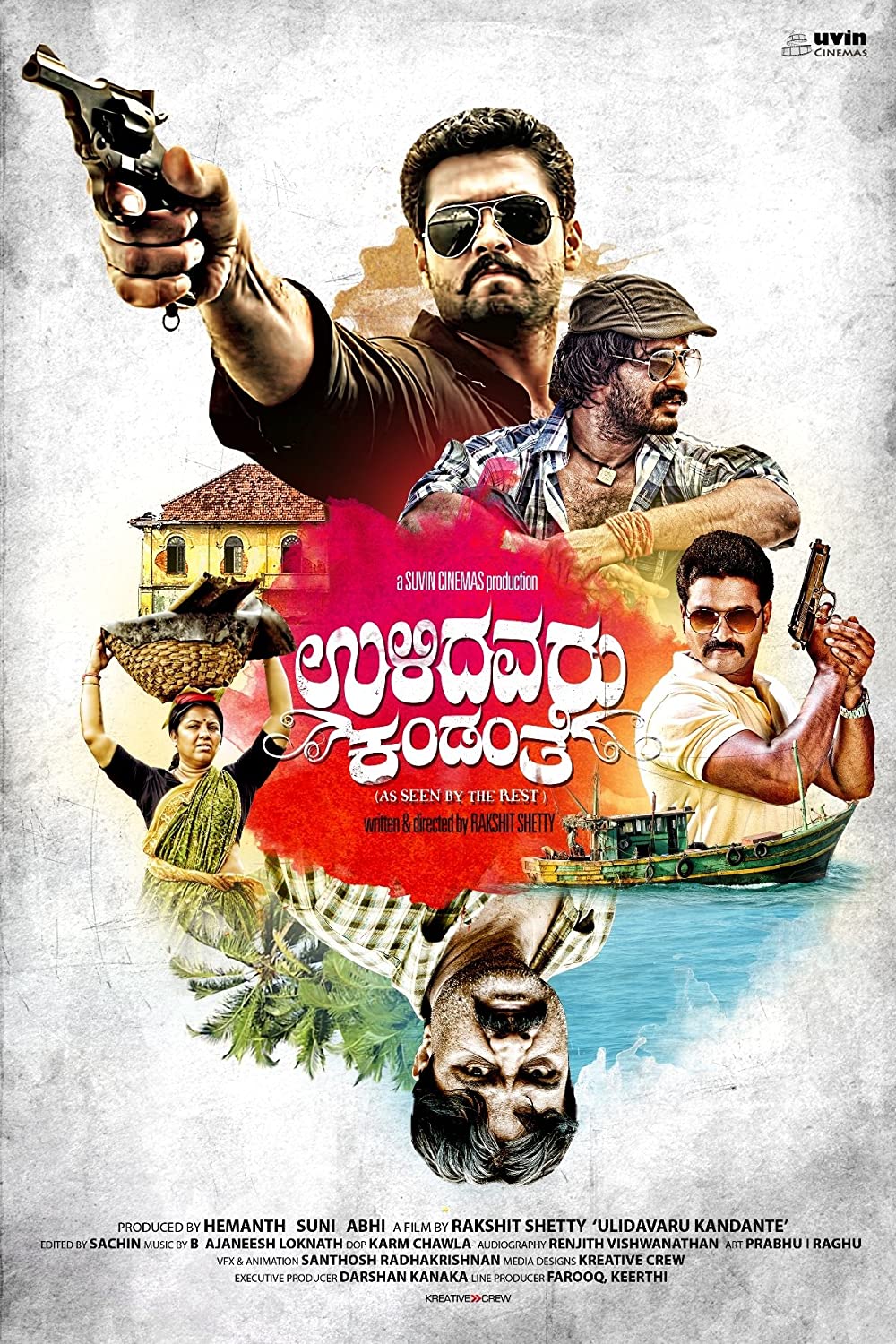 Ulidavaru Kandanthe (2014) Uncut 1080P Webrip X264 Esub [Dual Audio][Hindi 2 0 Kannada 2 0] -Dmv