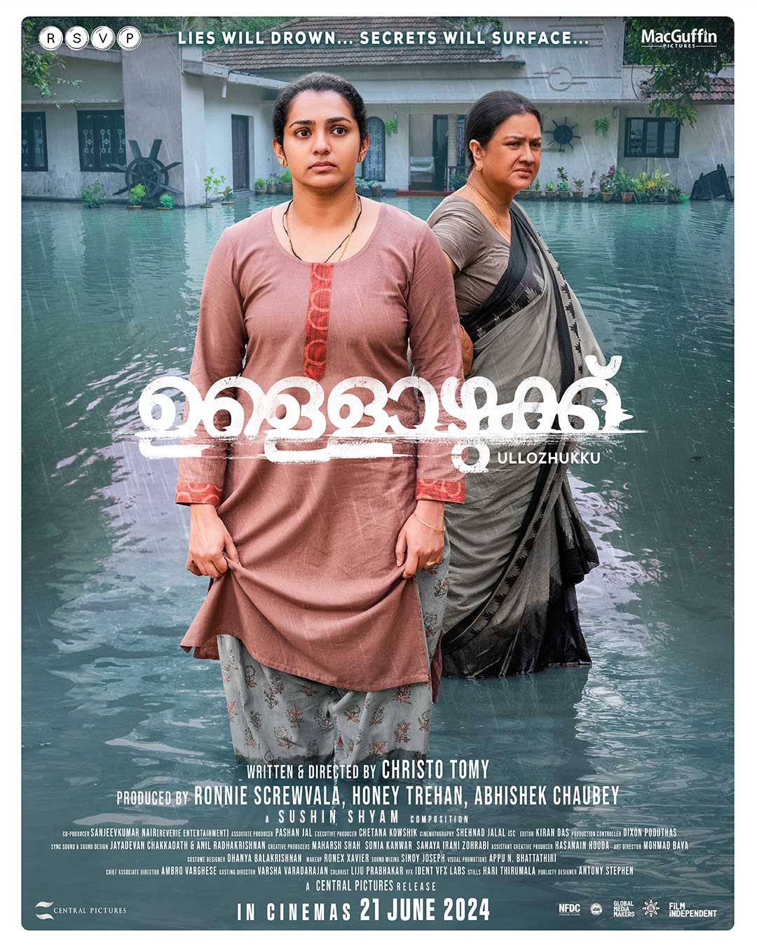 Ullozhukku (2024) Malayalam 720P Webrip X264 Dd5 1 Esub -1Tmv