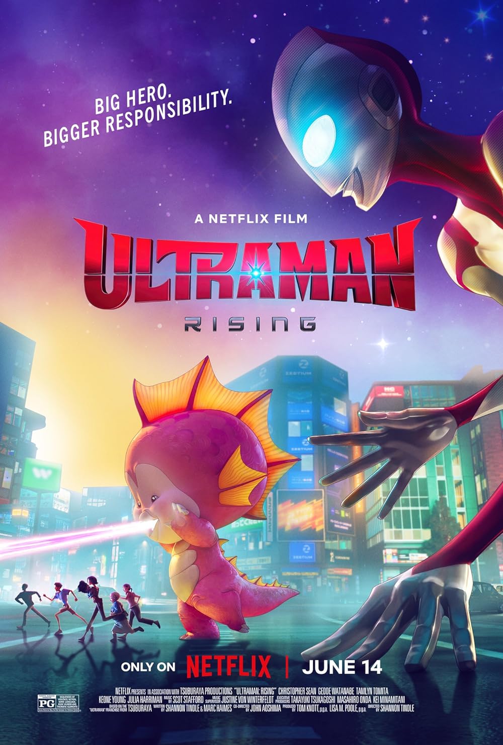 Ultraman Rising (2024) 720P Nf-Web X264 Msubs [Dual Audio][Hindi 5 1 English 5 1] -Mkvc