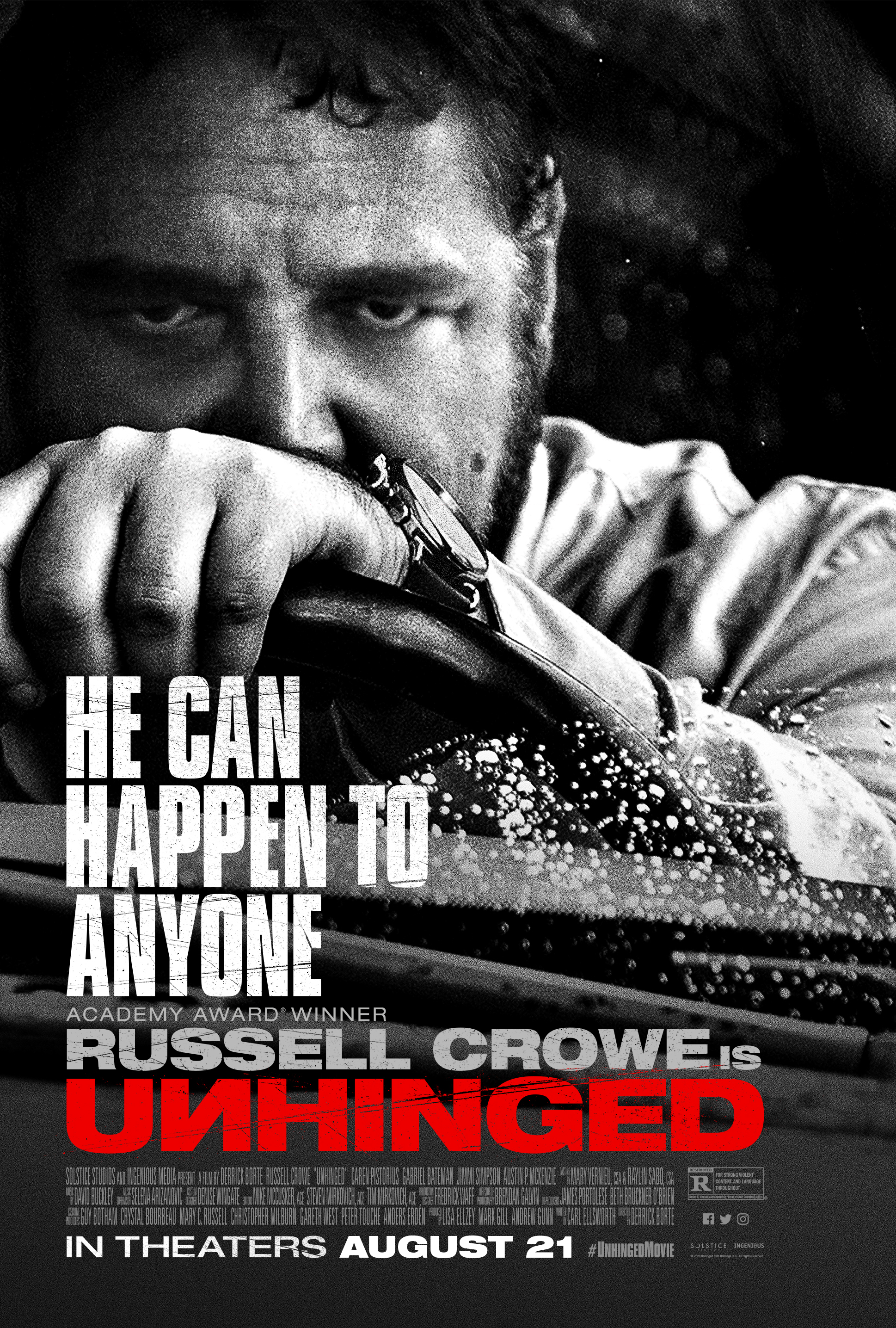 Unhinged (2020) 1080P Bluray X265 Hevc 10Bit Aac 7 1 Esub-Psa