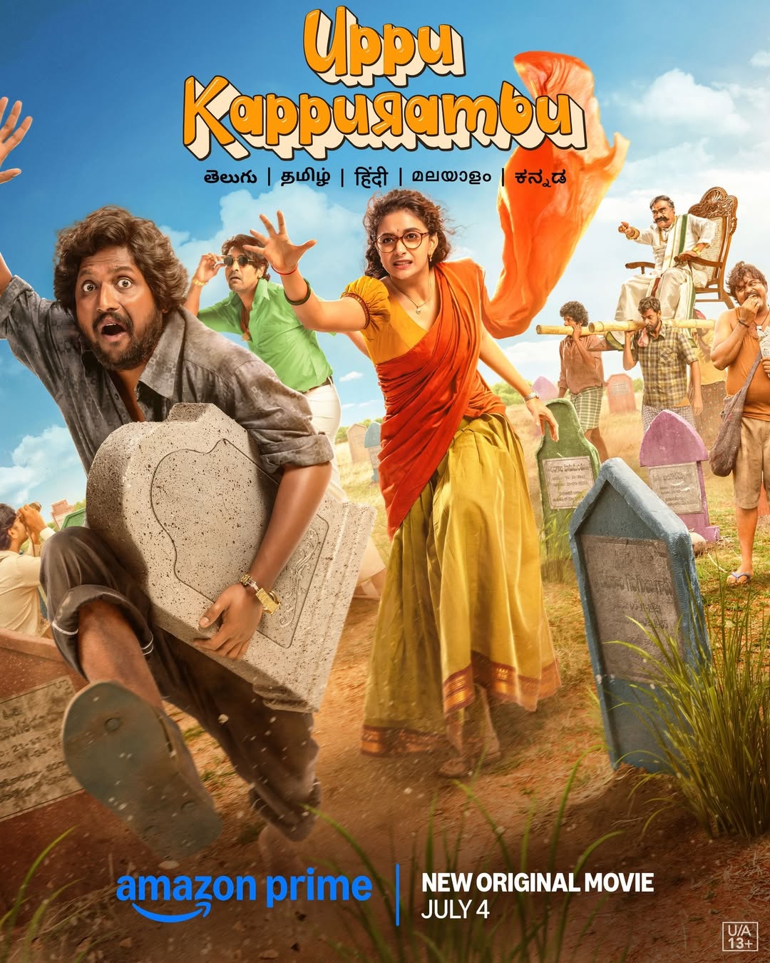 Uppu Kappurambu (2025) Uncut 720P Webrip X264 Esub [Dual Audio][Hindi 5 1 Telugu 5 1] -Mkvc
