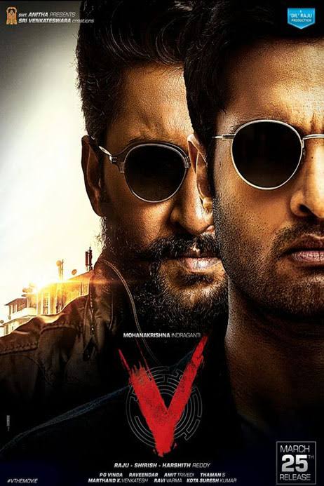 V (2020) Uncut 1080P Webrip X264 Esub [Dual Audio][Hindi 5 1 Telugu 5 1] -Dmv