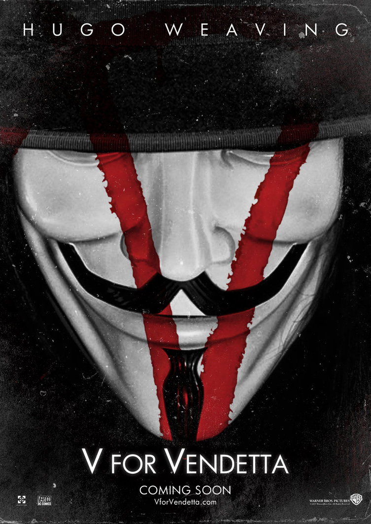 V For Vendetta (2005) 720P Bluray X264 Esub [Dual Audio][Hindi 5 1 English 5 1] - Mkvc