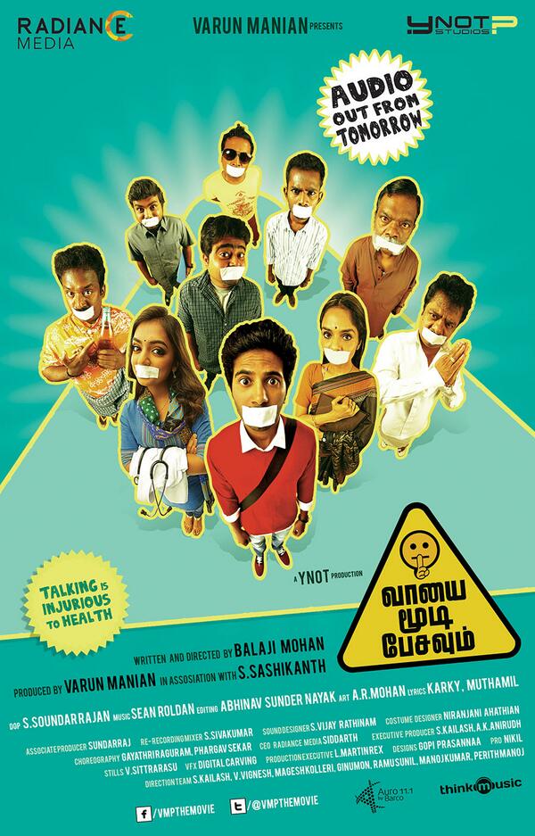 Vaayai Moodi Pesavum [2014] Tamil 720P Hdrip X264 Ac3 1 4Gb