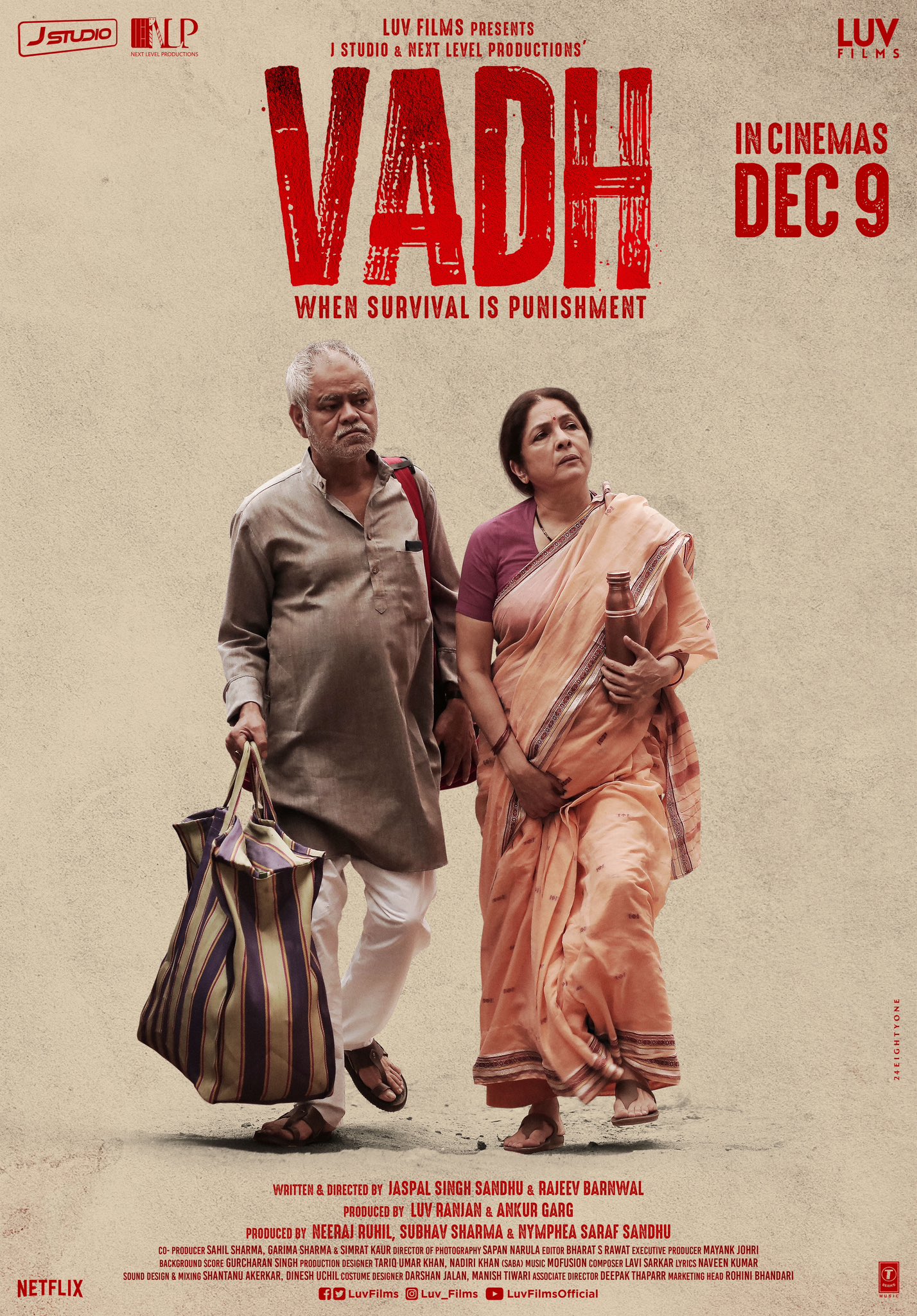 Vadh (2022) Hindi 1080P Nf Webrip X264 Aac 5 1 Msubs - Downloadhub