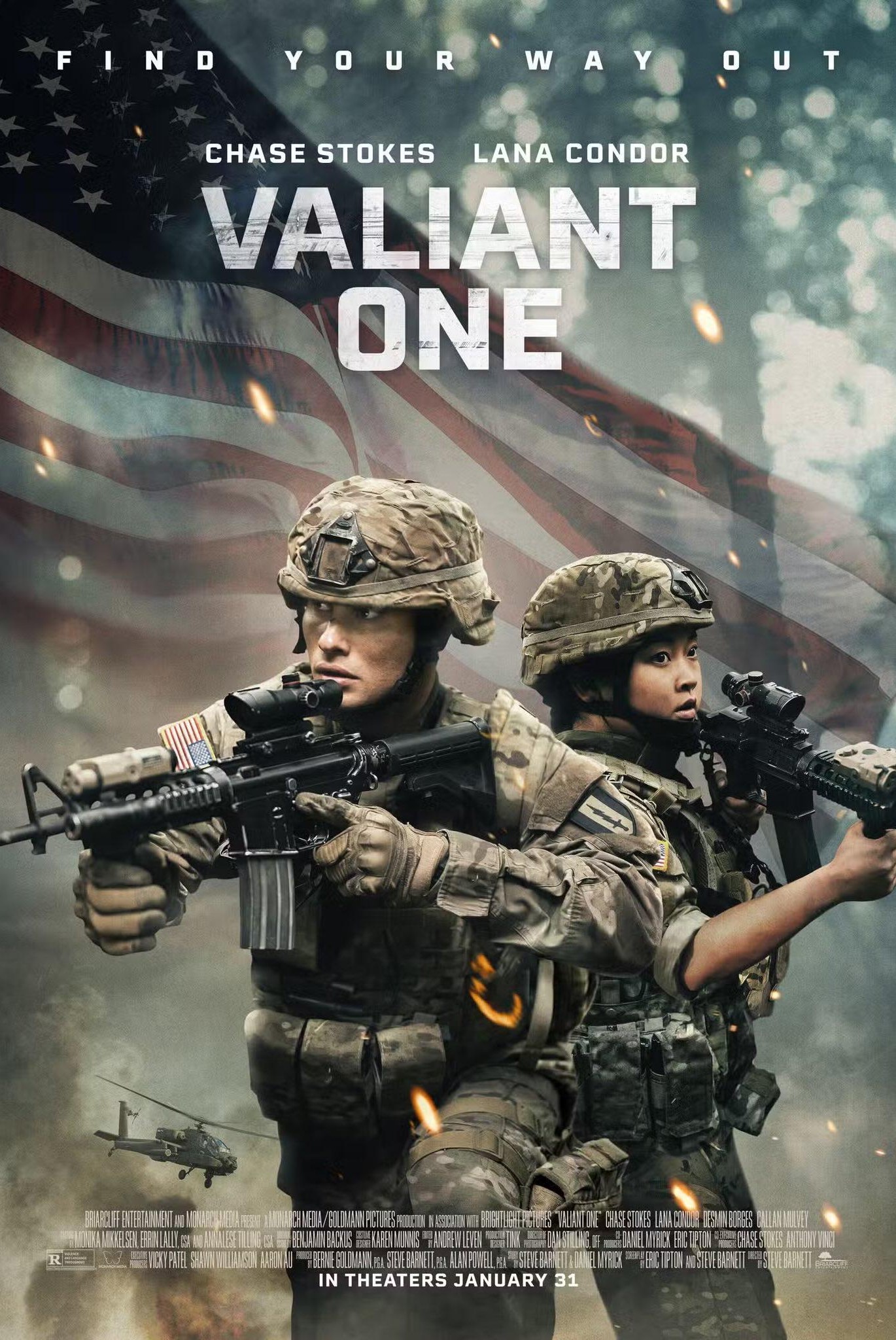 Valiant One (2025) 720P Amzn-Web X264 Esub [Dual Audio][Hindi 2 0 English 5 1] -Mkvc